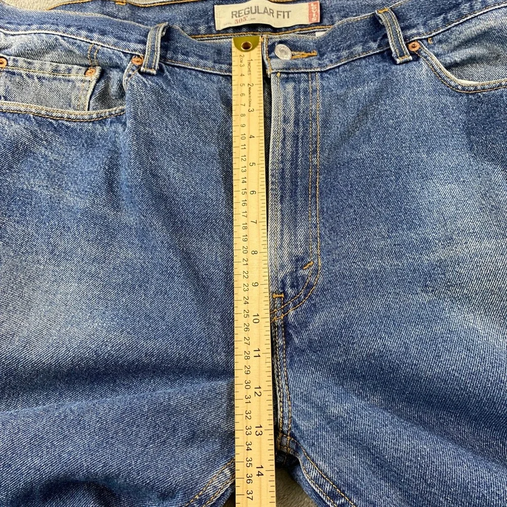 VTG Levis 505 Jeans Mens W42L30 Blue Regular Fit Straight Leg Medium Wash Y2K